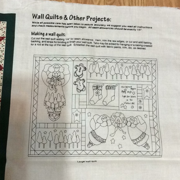 Vintage Starlight Angels Wall Quilt - Picture 3 of 6